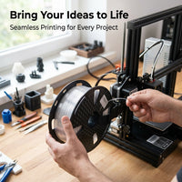 PETG 3D Printer Filament 1.75mm, High Strength Toughness Spool 1kg for Makers, Prototyping Pen Compatible Fused Deposition Modeling
