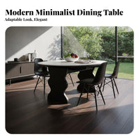 Foldable Design adaptable fold-downflap Table Extendable fold-downflap Dining Table Space-Saving Household Furniture Multifunctional for Small Apartment Residents, Families, Homeowners, Kitchen, Home, Living Room, Entryway