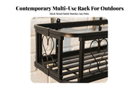 Space-Saving Railing Planter Box Easy Installation Plant Stand long-lasting Hanging Shelf adaptable for Gardeners, Apartment Dwellers, Homeowners, Balcony, casement Sill, Fence, Patio