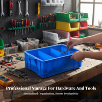 Easy Sorting Multicompartment Hardware Case sturdy Construction Parts Container durableDuty Compartment Box Stackable Design for Mechanics, DIY hobbyists, Workshop, Home Organization, work locations, Fishing