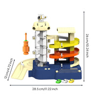 Multi Level Car Garage Toy Lights and Music Automatic Vehicle Lift Toy for Kids, Young Children