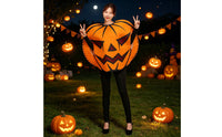 Sponge Pumpkin Suit Cartoon Style Pumpkin Costume Lightweight Jack-O'-Lantern Tunic for Halloween