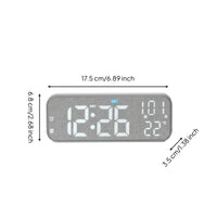 LED Desk LED Desk Clock Blue Light Strip Tabletop Decor Rounded Corners