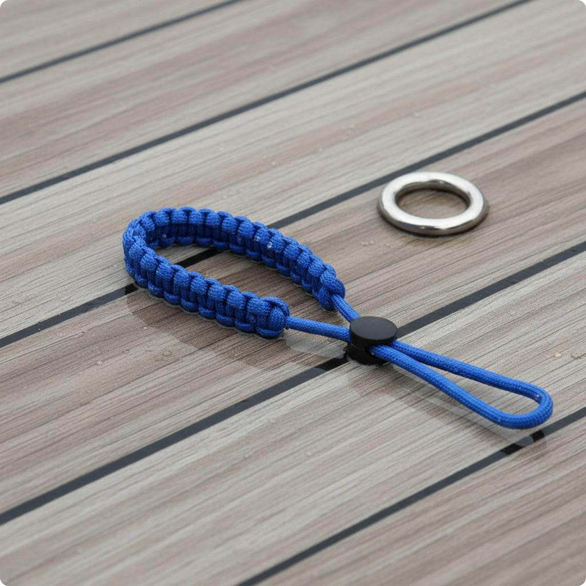 Handwoven Safety Wrist Cord Anti-Lost Camera Wrist Strap Long-Lasting Paracord Camera Strap Lightweight for Diving, Water Sports, Underwater Photography