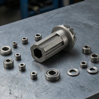 RC Car Gear Machined Gear with Splined Hub Pinion for Model Builders