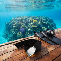 Freediving Weight Belt Nylon Diving Weight Belt Suitable Water Sports Gear for Divers, Snorkeling