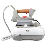 Corded Steam Station Iron with Cork Handle Tabletop Iron with Separate Base Unit Compact for Homeowners, Laundry Room, Home