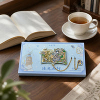 Floral Metal Hollow Bookmark - Elegant Flower Design for Students & Teachers