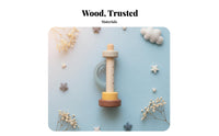 5 Pieces Wooden Musical Instrument Set Nordic Aesthetic Wooden Music Toy Set Wood Young Child Percussion Playset for Young Children, Preschoolers