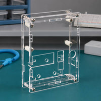 Component Testing Device Semiconductor Tester Case Easy Assembly Clear Shielded Shell for Component Testing Device Clear Acrylic Enclosure