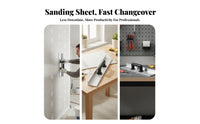 Wall Corner Sander Aluminum Alloy 90-Degree Corner Sander Compact Hook-and-Loop Backing