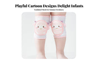 Padded Protection Baby Crawling Knee Pads Safeguarding Cushion Baby Knee Pads Lightweight for Babies, Infants, Playtime, Hardwood Floors