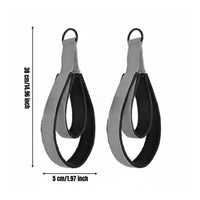 2 Pieces Pilates Double Loop Strap High Compatibility Pilates Double Loop Straps Non-Slip Fitness Equipment for Studio