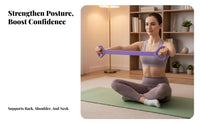High Elasticity Figure 8 Resistance Band Portable Figure 8 Stretch Band Non-Slip Grip for Women, Office Workers, Home, Gym