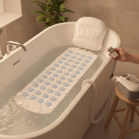 Soft Bubble Massage Mat with Inflatable Pillow Portable Bubble Massage Mat Therapeutic Luxury for Adults
