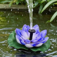 Floating Solar Fountain Outdoor Water Feature Interchangeable for Pond, Pool