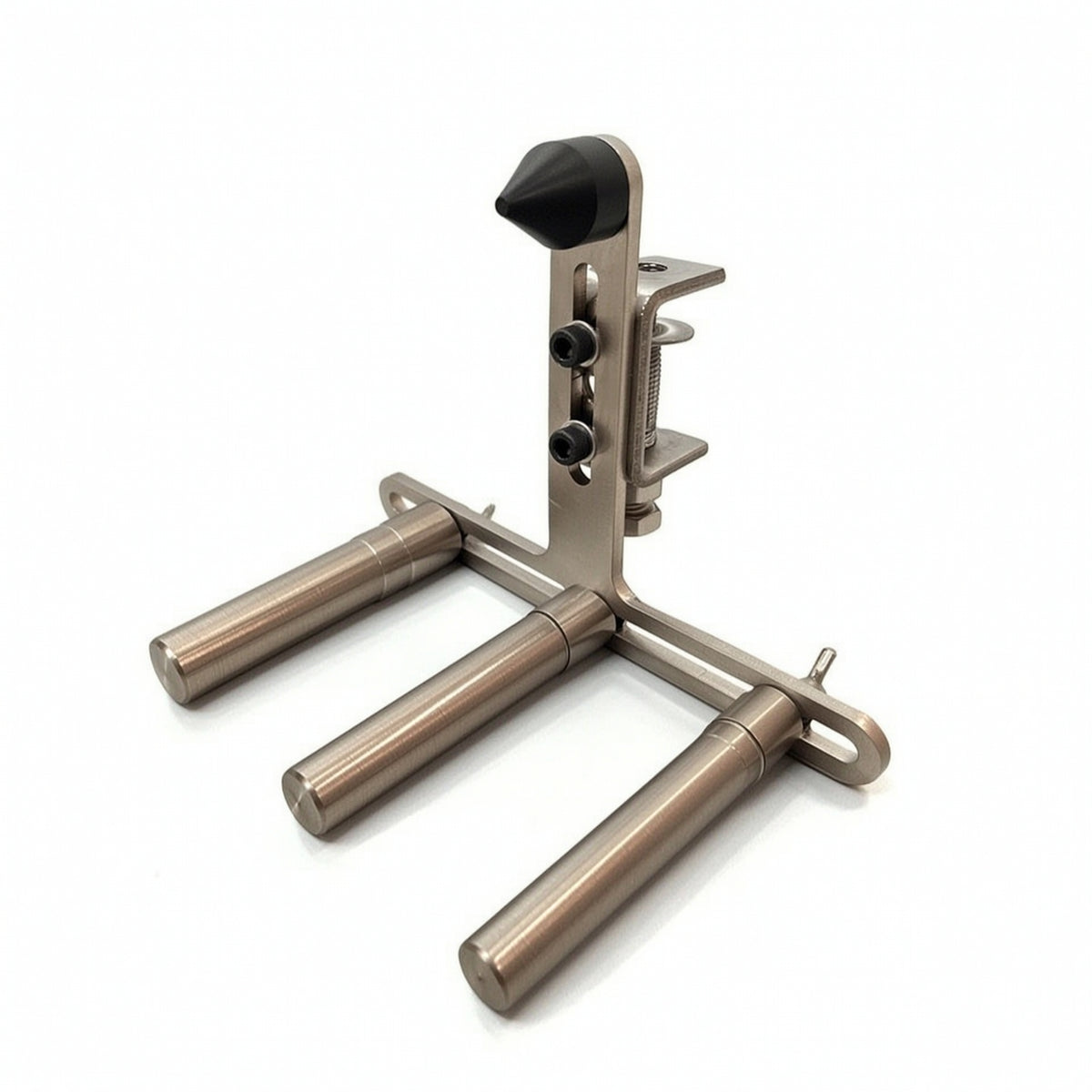 Padded Wind-Instrument Polishing Stand Easy to Set up Metal Stand with Cone Top Stable Aerophone Holder Long-Lasting for Musicians, Workshop