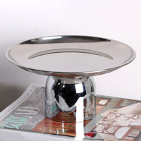 High-Foot Fruit Tray Decorative Fruit Bowl with Pedestal Stylish Pedestal Bowl for Tabletop