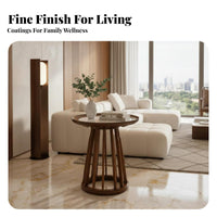 Round Pedestal Table Movable Home Furnishing Luxurious Design adaptable Use for Homeowners, Living Room, Next to Sofa, Entryway
