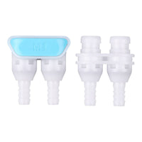 Double-Ended CPC Quick Connector Leak-Unobstructed Quick Disconnect Coupling Compact Inline Hose Connector Rigid for DIYers, Hobbyists, Liquid Transfer, Workshop