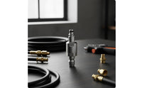 Anti-Twist Pressure Washer Swivel Connector Quick-Connect Pressure Washer Swivel Fitting Metal Adapter Kink-Leak-Resistant for Homeowners