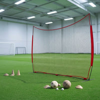 Sports Protective Barrier Freestanding Barricade Backstop Net Barrier Netting Portable Large-Scale for Athletes, Backyard