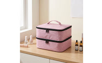 Nail Polish Bag with Handle Portable Nail Bag with Handle Organizer Case Compact Padded for Manicurists, Travel