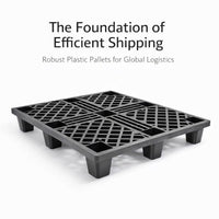 Heavy Duty Grid Pallets for Industry, Floor Pallet Storage, Warehouse Storage, Logistics Transport, Reinforced Nine Leg Type