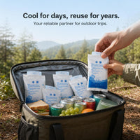 Disposable Self-Sealing Ice Pack for Food Delivery and Refrigeration