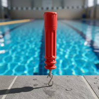 Swimming Pool Lane Line Tightener Tightening Pool Lane Line Tensioner Red Metal Hook Tensioner