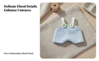 1/6 Scale Doll Suspender Shorts Striped Cute BJD Clothes for Hobbyists