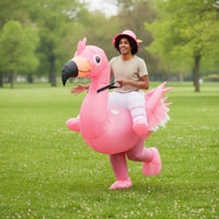 Inflatable Flamingo Costume Novelty Apparel Funny for Halloween
