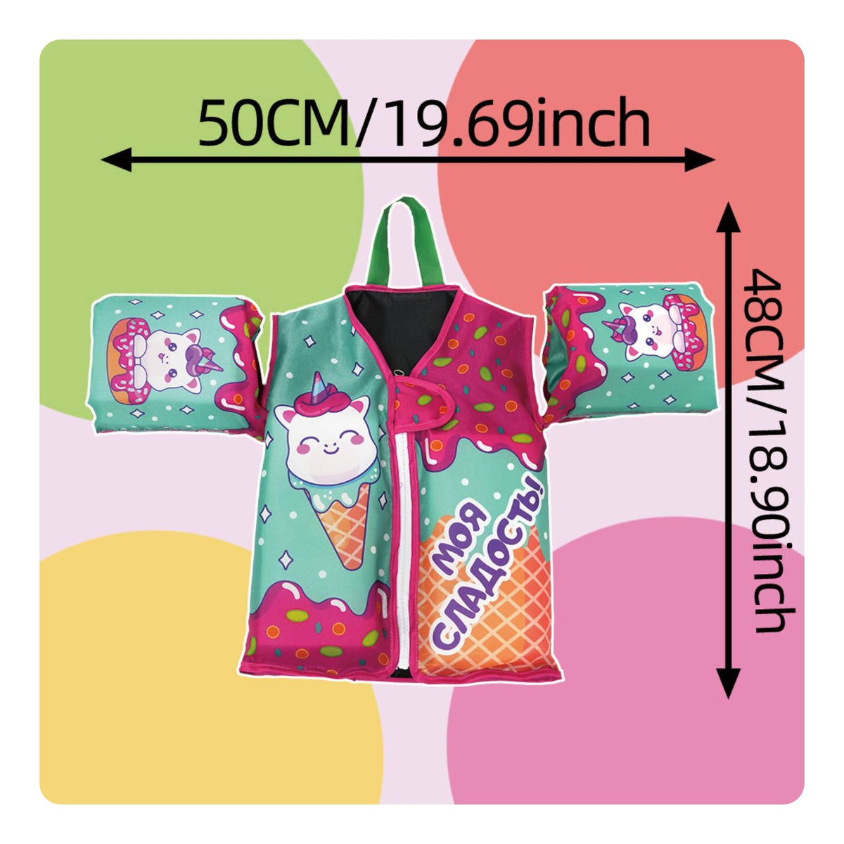 Inflation-Non-Inflation Toddler Buoyancy Swimsuit Soft Material Kids Buoyant Swimsuit Easy To Wear for Beginner Swimmers, Swimming Lessons