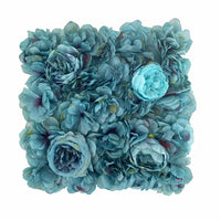 Rose Hydrangea Flower Wall Panel Dense Decorations Lifelike for Weddings