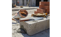 Heavy Duty Single-Piece Steel Brick Wear-Resistant Stainless Steel Brick Cutting Tool Solid Handle Masonry Cutting Tool for Bricklayers, Construction Workers, DIY Enthusiasts, Renovation, Landscaping