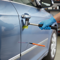 Car Dent Repair Rubber Hammer and Knockdown Pen Set for Paintless Dent Removal (PDR)