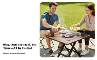 Portable Grill stand Foldable Folding Table Multi-Functional Outdoor gear for Street Vendors, Campers, Barbecues, outdoor meals, Backyard Gatherings