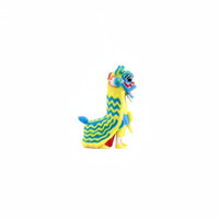 Lion Dance Figurine Three-Dimensional Printed Chinese New Year Miniature Seasonal Holiday Decoration Full Color Scale Model