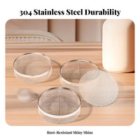 Stainless Steel Watch Washing Basket Easy to Clean Watch Parts Cleaning Basket Divided Parts Cleaning Tray Secure Lid