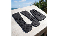 Three-Piece Surfboard Traction Pad Non-Slip Surfboard Tail Pad Grippy Lightweight for Paddleboarders