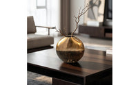 Aluminum Vase Tabletop Metal Vase Minimalist Vessel for Living Room