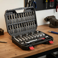 Chrome Vanadium Steel Strut Tool Kit Compatible Shock Absorber Socket Set Portable Strut Nut Socket Organized for DIYers, Workshop