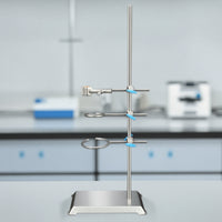 Scientific Support Stand Stainless Steel Lab Stand with Clamp Stable for Students