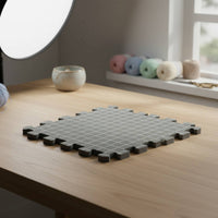 Extra Thick Knitting Blocking Mats Water Resistant Interlocking Foam Blocking Board Includes T-Pins Grid Foam Mats Storage Bag Included for Crocheters
