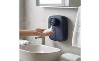 Wall-Mounted Foam Soap Dispenser Waterproof Bath Area Accessory Viewing Window