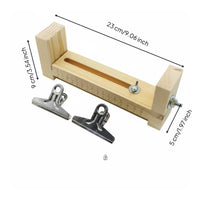 Easy to Use Wood Bracelet Loom Clamp Design DIY Bracelet Braiding Stand Polished Surface Cord Weaving Frame
