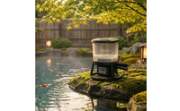 Aquatic Feeder  Configurable Automatic Pond Feeder Rechargeable for Koi Keepers