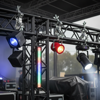 Aluminum Alloy Stage Light Clamp for Truss Pipe, Single/Double Ring Coupler
