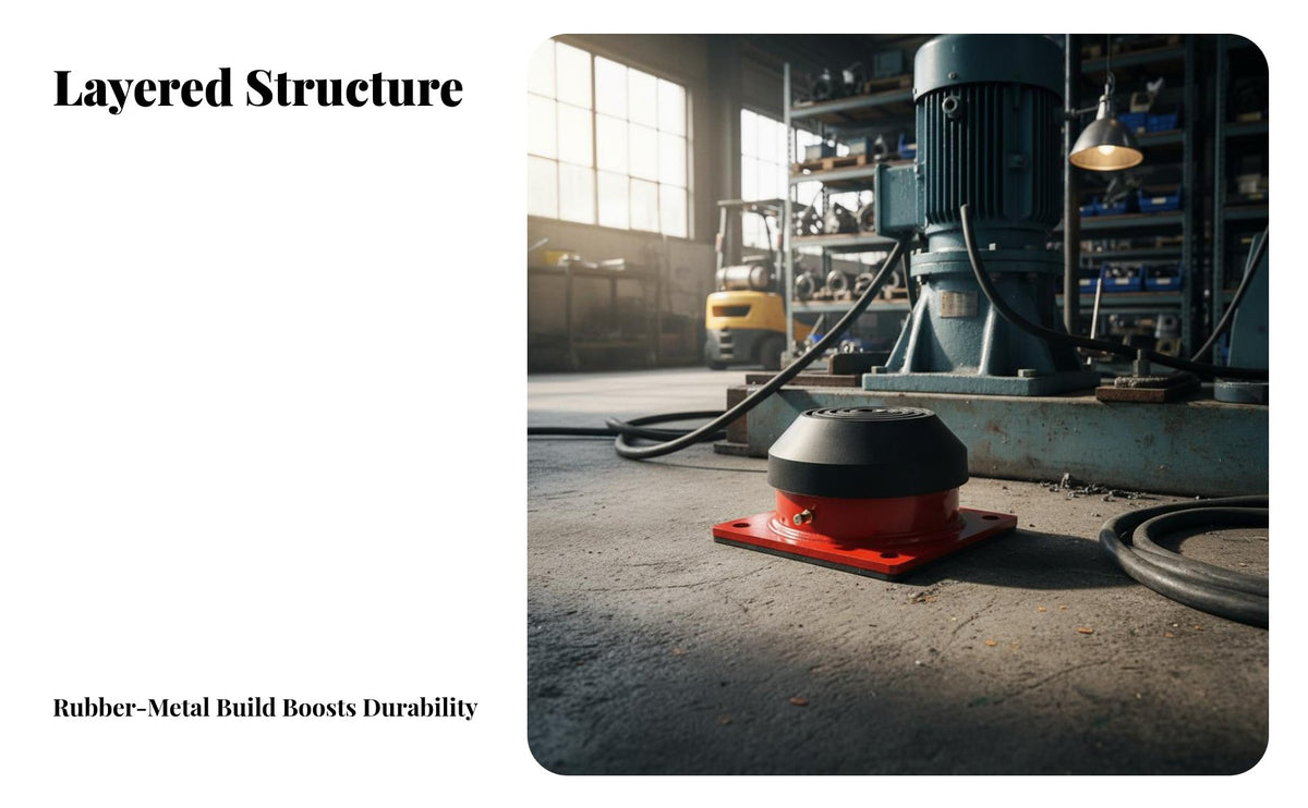 Air Spring Shock Absorber Noise Reduction Pneumatic Vibration Damper Oil Resistant Machinery Shock Absorber Mount for Mechanical Engineers, Machinists