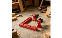 Aluminum Alloy 90 Degree Corner Clamp High Precision 90 Degree Positioning Square Right Angle Clamping Jig Rust-Proof for Carpenters, Woodworkers, DIY Enthusiasts, Cabinet Making, Furniture Building